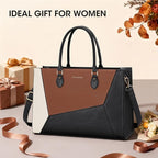 RAINSMORE Laptop Tote Bag for Women 15.6 Inch Large Women Work Bags Waterproof Business Office Teacher Bag Computer Briefcase