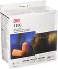3M 1100 Foam Ear Plugs, 200-Pair , Orange