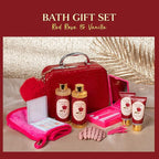 Mothers Day Gifts for Women Birthday Gifts for Women Teens Girls, Spa Gift Set Home Spa, 12 Pcs Rose Vanilla Bath Set, Self Care gifts Bag Makeup Cosmetic Bag, Spa Kit for Teenage Gift, Daughter Gift