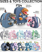 Green Dinosaur Toys for Kids 5-7, Gifts for 5 Year Old Boys, 4 Year Old Boy Birthday Gift, Toddler Dinosaur Backpack
