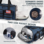 Tactical Gym Bag for Men，50L Large 3 in 1 Sports Duffle Bag with Shoes Compartment for Travel,Water Resistant Travel Backpack Weekender Overnight Bag with Wet Pocket for Women