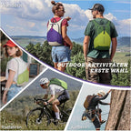 BECOJADDE 20L Small Hiking Backpack for Men Women Foldable Packable Back Pack Ultralight Hiking Daypack for Travel Camping Outdoor, Turquoise