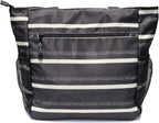 ESVAN Original Floral Tote Bag Large Shoulder Bag with Multi Pockets for Gym Travel Beach Daily Bags