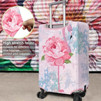 Travel Luggage Cover Suitcase Protector Fits 18-32 Inch Wheel Covers PatternedTravel Related Items Flower Luggage Protector Elastic M