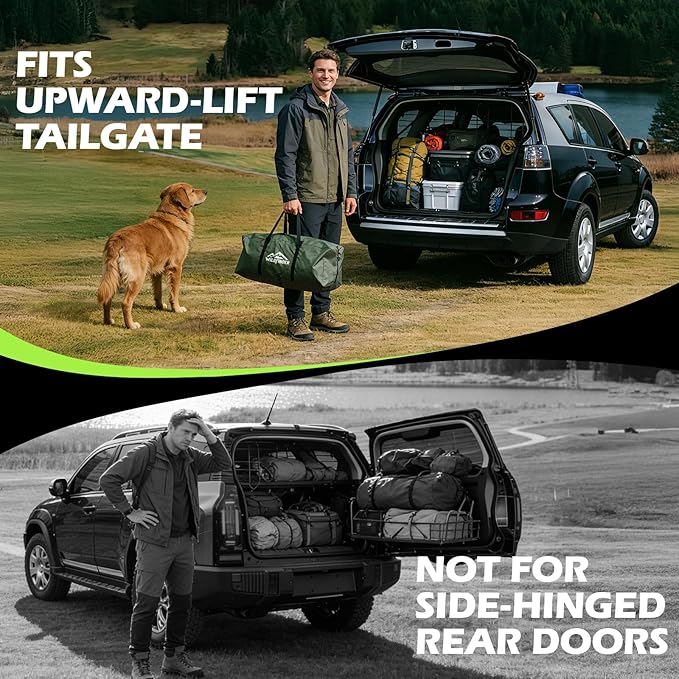 WildFinder SUV Tent, Rectangle Car Tent for Family, Waterproof & Windproof for Car Camping, Large Camping Tents with Storage Bag, SUV, Van, Jeep