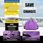 Uarition 14 inch Small Gym Bag for Men & Women, Mini Duffle Bag for Travel Sports, Lightweight Carry On Duffel Bag, Purple