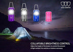 Gold Armour Camping Lanterns for Power Outages 4 Pack, Camping Essentials Lantern, Emergency Led Battery Operated Lights, Survival Kit and Gear for Hurricane (Multicolor)