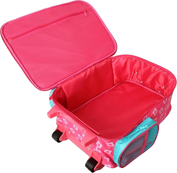 Stephen Joseph Kids Classic Rolling Luggage, Kids Luggage, Toddler Rolling Travel Carry On, Kids Suitcase with wheels,