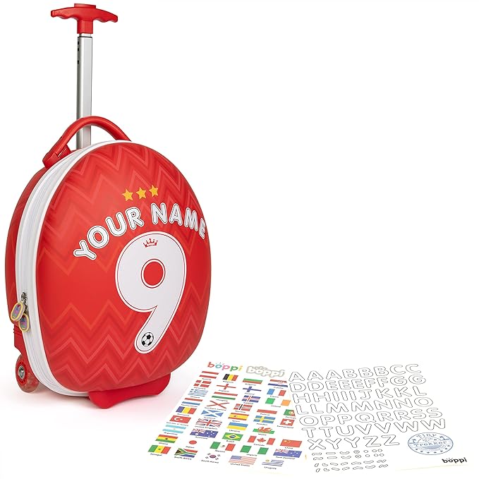 boppi - Children's Suitcase - Tiny Trekker Children's Trolley Suitcase - Boys & Girls Suitcase - Suitable as Cabin Luggage - 17 L