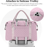 HYC00 Travel Duffel Bag,Carry-on Overnight Weekender Bags for Women,Sports Tote Gym Bag with Wet Pocket