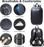 Slim Laptop Backpack for Men,Waterproof Expandable High Tech Business Work Backpack for Men and Women15.6 Inch Lightweight Anti-theft Travel Backpack Durable College Casual Daypack Computer Laptop Bag