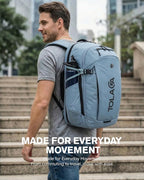 Tolaccea Travel Laptop Backpack 32L, TSA Friendly Flight Approved Computer Work Business Bag, Water-resistant Carry on Luggage, Durable Casual Daypack College Rucksack for Men Women
