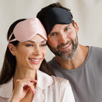 Fishers Finery 25 Momme Mulberry Silk Sleep Mask | Blindfold | Anti-Wrinkles (Wine)
