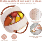 Bluboon Lunch Box for Women Cute Lunch Bag Reusable Insulated Lunch Bags Large Capacity Lunchbox Cooler for Work Picnic or Travel