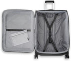 Samsonite UpLIFT Lightweight Large Checked Softside Luggage with Spinner Wheels - Expandable - Airline-Approved, Polyester Soft Suitcase for Ultra Light Travel - Black