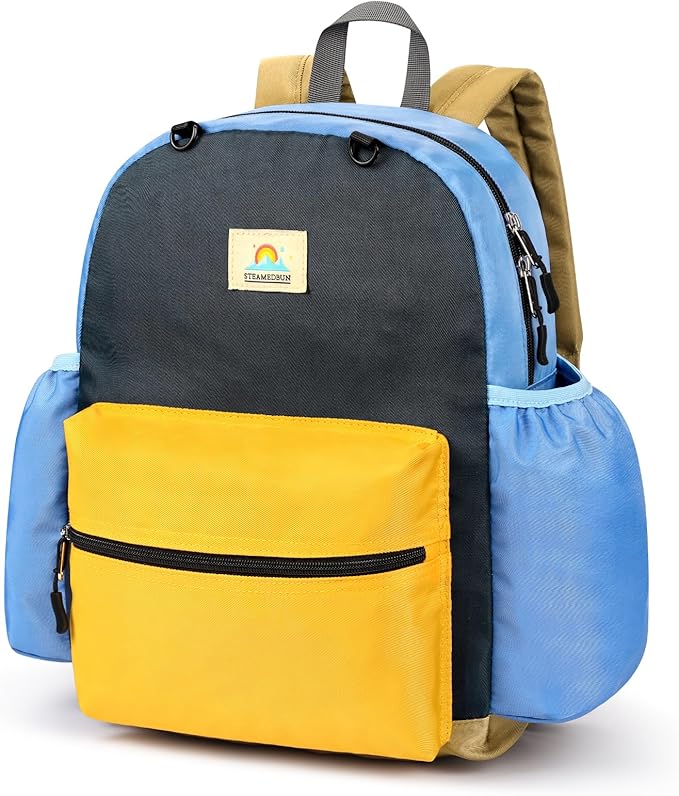 STEAMEDBUN Kids Backpack for Boys 6-8: Toddler Backpack for Preschool Kindergarten - Boys Backpacks for Elementary 4-6