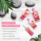 Mother’s Day Gift Set for Women – 4PC Japanese Cherry Blossom Luxury Spa Kit with Hand Cream, Body Lotion, Shower Gel & Mist, Relaxing Self Care Travel Bath and Body Set for Mom, Wife, or Her