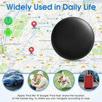 Mini GPS Tracker for Vehicles (Universally for Android & iOS), Hidden Car Location Tracker w/Magnetic Case, Item Finder for Google Find Hub & iOS Find My No Monthly Fees, Black
