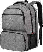 MATEIN Lunch Backpack, 17 inch Insulated Cooler Backpack with for Women Men, Water Resistant College Lunch Box Backpack with Laptop Compartment for Work Picnic Travel Beach, Gifts