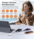 Power Bank with 2 Built-in Cables 10000mAh, 22.5W PD Slim Portable Charger USB C Battery Pack, Travel Essentials Fast Charging Powerbank Compatible with iPhone 17 16 15 Plus Pro Samsung iPad (1 Pack)