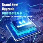 BERIBES Bluetooth Headphones Over Ear, 65H Playtime and 6 EQ Music Modes Wireless Headphones with Microphone, HiFi Stereo Foldable Lightweight Headset, Deep Bass for Home Office Cellphone PC Ect.