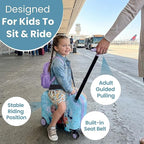 Bioworld Frozen Elsa and Anna Ride-On Luggage For Kids & Toddlers