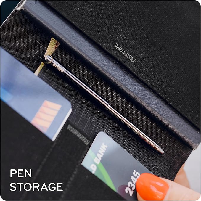Peak Design Passport Wallet, Black, Ultra-Slim Profile, Weatherproof TerraShell Fabric, RFID Blocking, Minimalist Design and Magnetic Closure, with Quick Access Passport Sleeve