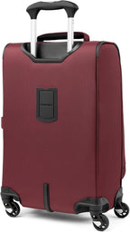 Travelpro Maxlite 5 Softside Expandable Luggage with 4 Spinner Wheels, Lightweight Suitcase, Men and Women, Burgundy, Carry-on 21-Inch
