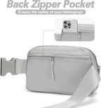 JSJ Mini Fanny Pack for Women & Men,Valentines Day Gifts for Girls Teens Kids Daughter Sister Her,Trendy Stuff Crossbody Bags Cute Everywhere Belt Bags. (Gray)