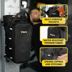 Veyro Magnetic Gym Bag with strong Magnetic Phone Holder - Gym water bottle bag holder for men and women - Compact Gym Crossbody Pouch - Compact Crossbody Pouch (Black)