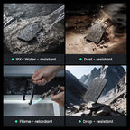 FLEXTAILGEAR 5000mAh Power Bank, Ultra-Lightweight Outdoor Portable Power Bank, Outdoor Travel Fast Charging Waterproof Carbon Fiber, Slim USB-C Power Portable Charger Battery Pack for Phones