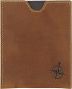 WANDERINGS Leather Passport Holder – Travel - Handmade Genuine Leather Wallet with Passport Pocket and Card Slots - RFID Blocking for Security Against Data Theft
