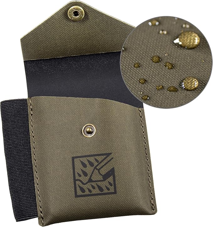 Rite in the Rain Monsoon On-the-Go Wallet, 3 3/8” x 3 ¾”, TPU fabric, Pen Holder (No. C971) | 3 3/8" x 3 ¾", Pen Holder, No. C971