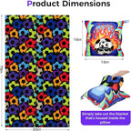 3 in 1 Travel Pillow Blanket Set with Removable Flannel Blanket Throw,Hand Warmer Pockets,Pillow (Color4, 60in*79in)