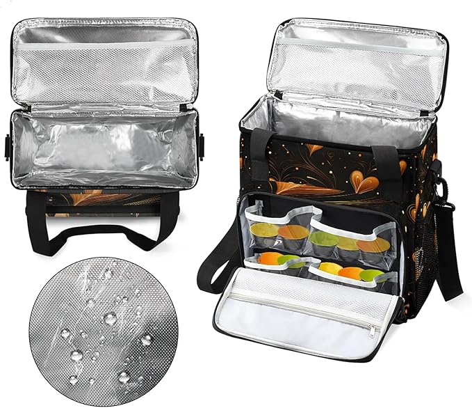 Coffee Maker Travel Bag Compatible with Keurig K-Mini or K-Mini Plus, Single Serve Coffee Brewer Carrying Case with Multiple Pockets for K-Cup Pods, Storage Bag With Shoulder Strap(Bag Only)