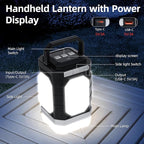 Sinvitron Camping Lantern Rechargeable–30,000mAh Portable Camping Lights, QC3.0 Fast Charging,1000 Lumens,350H Runtime,IPX5 Waterproof Emergency Light for Hurricanes,Power Outages,Camping