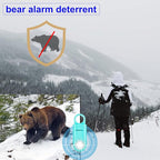 130dB Personal Safety Alarm Ultra Bright Strobe Light. Loud Sound SOS Emergency Alerts. Self Defense Keychain Siren for Women, Children, Night Runners, Hiking. Bear Alarm Deterrent. Aqua