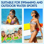 Flutesan 6 Pack Swim Goggles for Adult Anti Fog Swimming Glasses with Ear Plugs Nose Clip No Leaking Full Protection Goggles