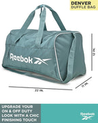 Reebok Duffle Bag - Lightweight Unisex Carry On Gym Bag - Travel and Sports Duffel Bags for Men and Women, Denver - Trellis