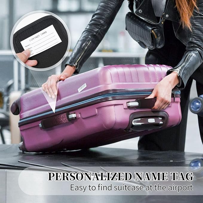 Glitter Sparkles A Pattern Luggage Handle Wraps 2 Pack for Suitcase, Handle Covers Suitcase Luggage Handle Wrap Luggage Tag Wraps Travel Accessories
