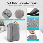 Travelkin Travel Electronic Cord Organizer Travel Case, Travel Cable Organizer Bag For Charger, Phone, Sd Card, Sim Card, Earphone, Usb Drives(Grey)