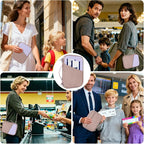 Family Passport Holder for Travel with RFID Blocking, Traveling Essentials Organizer Pouch Bag, Light Passport Wallet for Travel Must Haves Accessories for Women Men