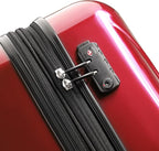 DELSEY PARIS Helium Aero Hardside Expandable Luggage with Spinner Wheels, Brick Red, 2-Piece Set (19/24)