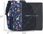 mibasies Toddler Backpack for Boys 2-4: Preschool Kindergarten Backpack - Cute Kids Backpacks for Boys - Dinosaur Blue