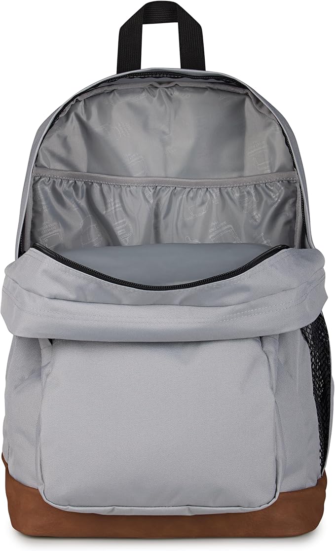 JanSport Cool Backpack with 15-inch Laptop Sleeve, Large Computer Bag Rucksack with 2 Compartments, Ergonomic Straps, Grounded Grey