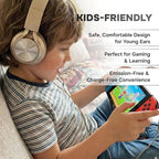 ARTIX CL750 Wired Headphones with Mic — Noise Isolating On-Ear Headphones for Computer and Laptop Wired, Plug in Corded Headphone with Wire (Foldable, Aux Jack 3.5mm)
