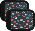 Qilmy Fresh Style Floral Fragments Luggage Handle Wrap 2Pack Luggage Identifiers Tag Comfort Handle Grips Cover for Stroller Suitcase Bag Airplane Travel Accessories1577