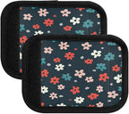 Qilmy Fresh Style Floral Fragments Luggage Handle Wrap 2Pack Luggage Identifiers Tag Comfort Handle Grips Cover for Stroller Suitcase Bag Airplane Travel Accessories1577