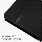 Peak Design Passport Wallet, Black, Ultra-Slim Profile, Weatherproof TerraShell Fabric, RFID Blocking, Minimalist Design and Magnetic Closure, with Quick Access Passport Sleeve