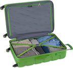 SwissGear 7366 Signature Hardside Expandable Luggage with Spinner Wheels, TSA Lock, Green, Checked-Large 27-Inch